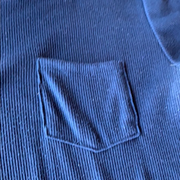 🦋 3/$20 Basic Blue Ribbed Skater Dress - Picture 4 of 4